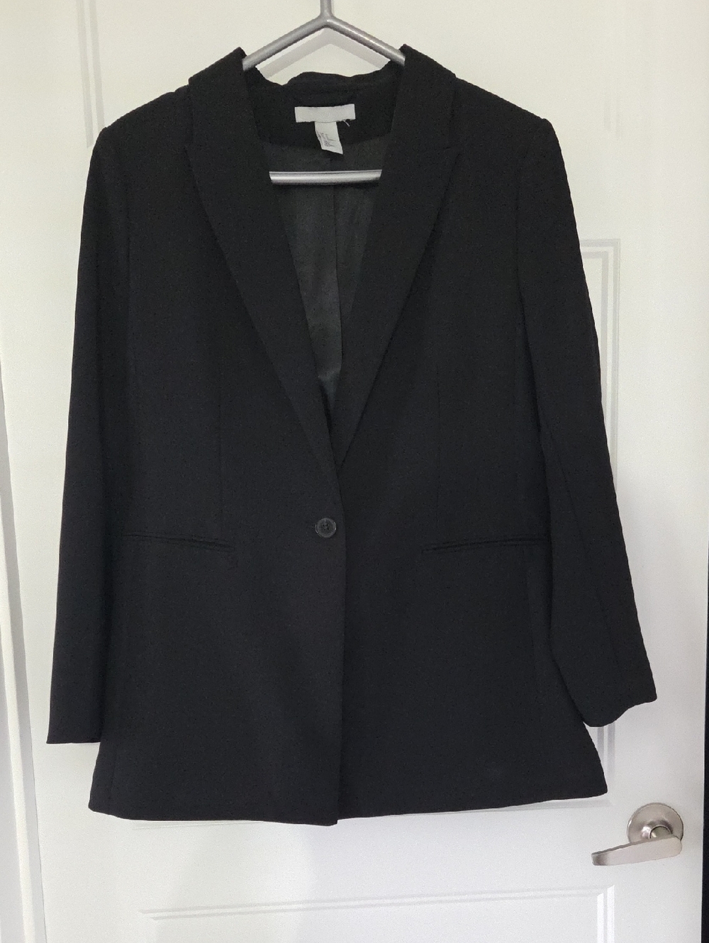 H&M Women's Black Single-Button Blazer